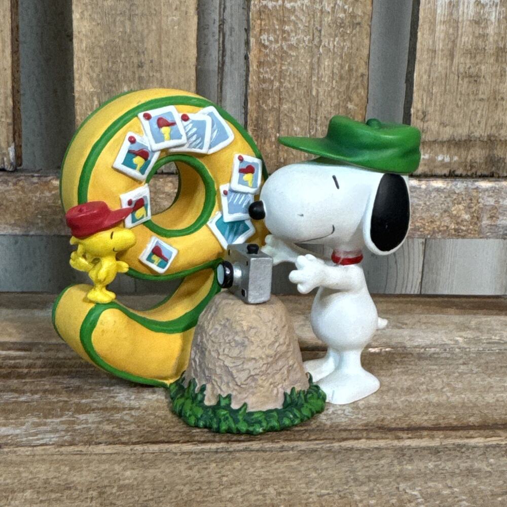 Westland Peanuts Snoopy Birthday Figure Year 9 Camera And Pictures READ #8199